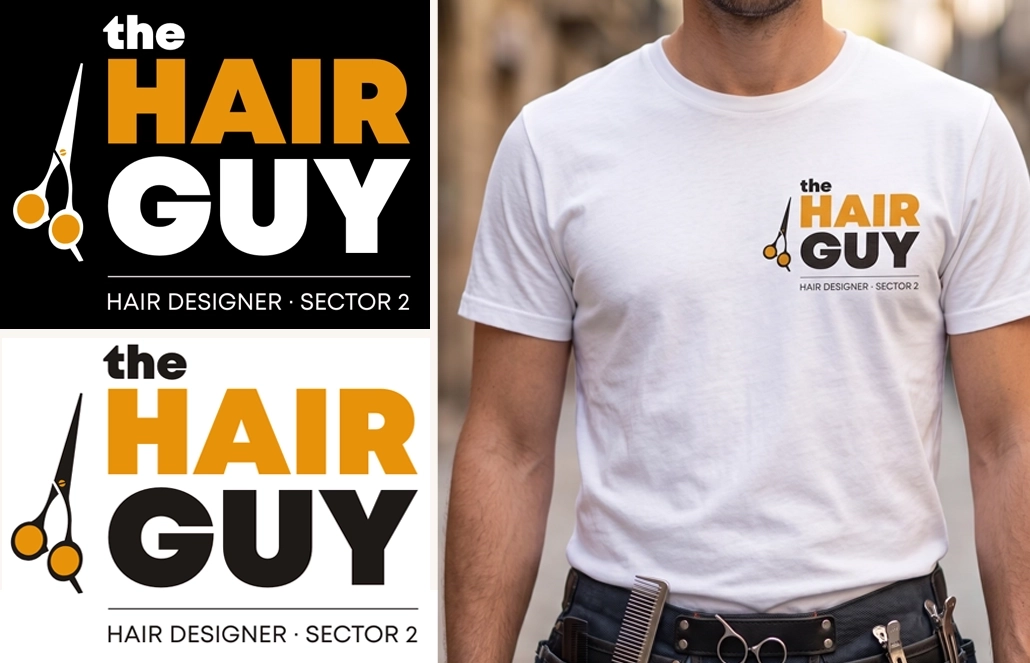 the Hair Guy — branding mock-up