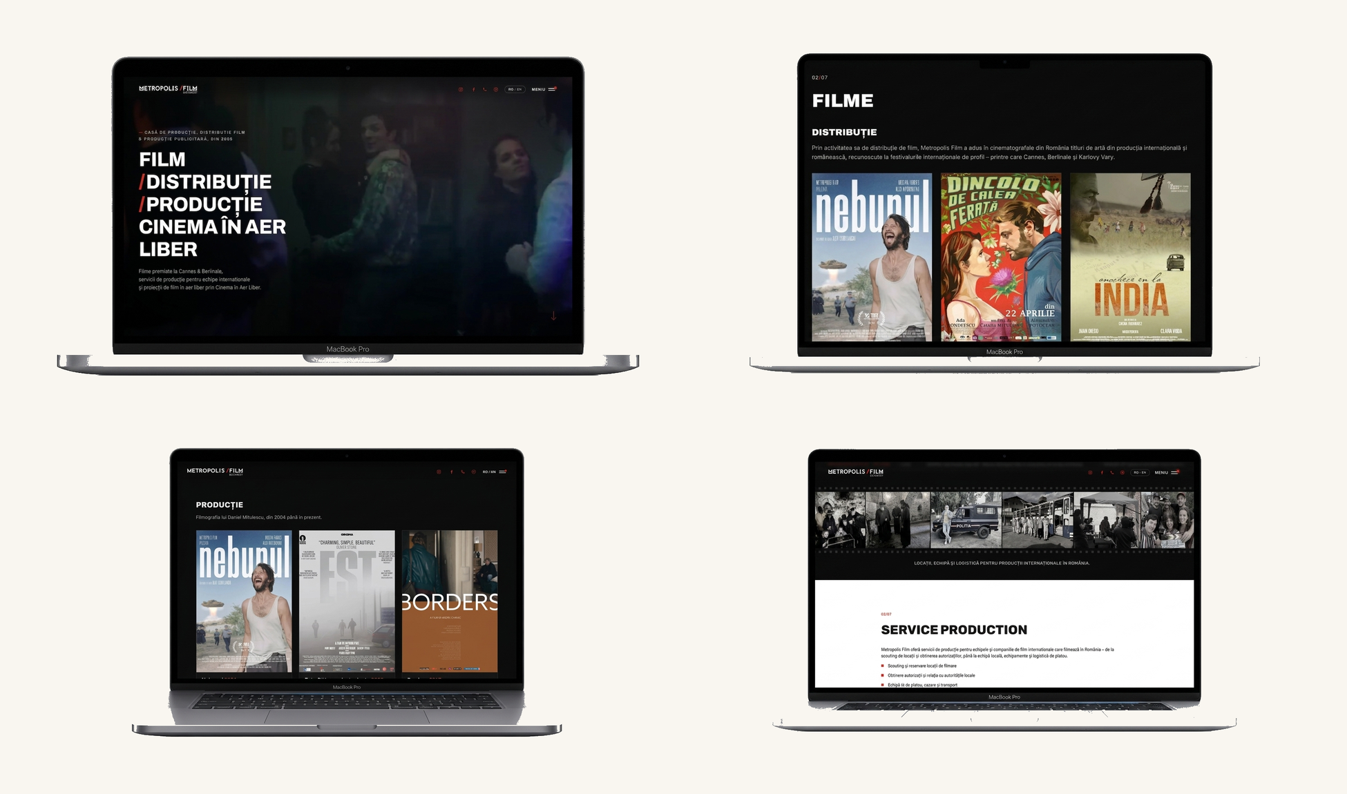 Metropolis Film — Hero, Films/Distribution, Films/Production, Service Production